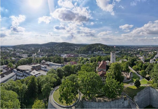 Bielefeld – Blick über die Stadt